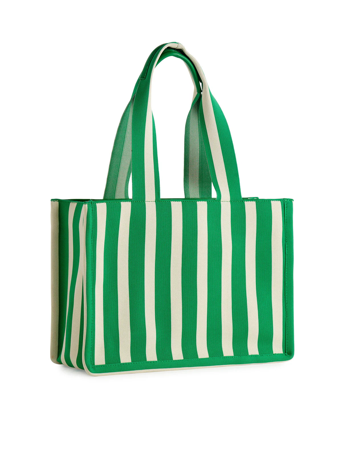Izzy Green Stripe Tote