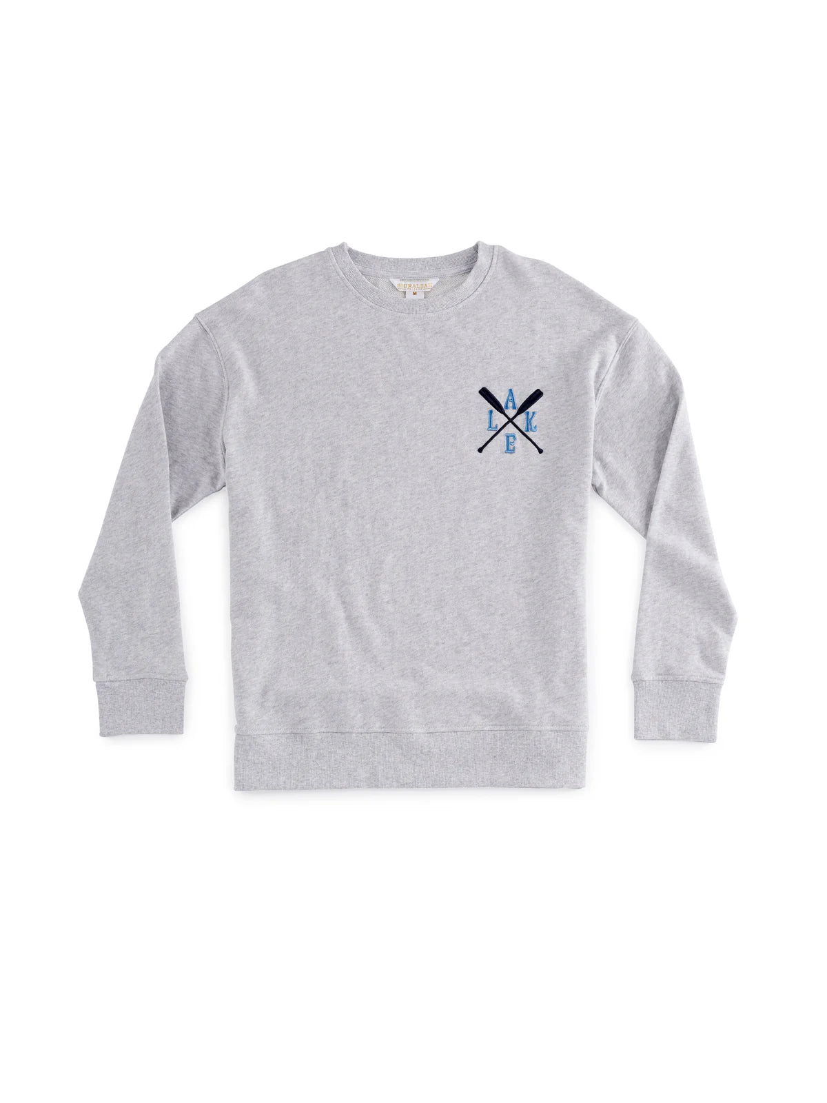 Lake Boat Season Grey Crewneck