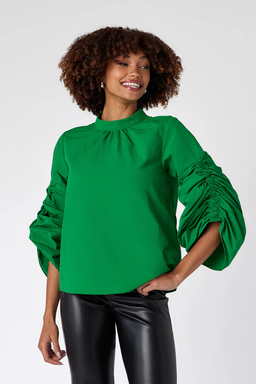 Sibyl Blouse - Kelly Green
