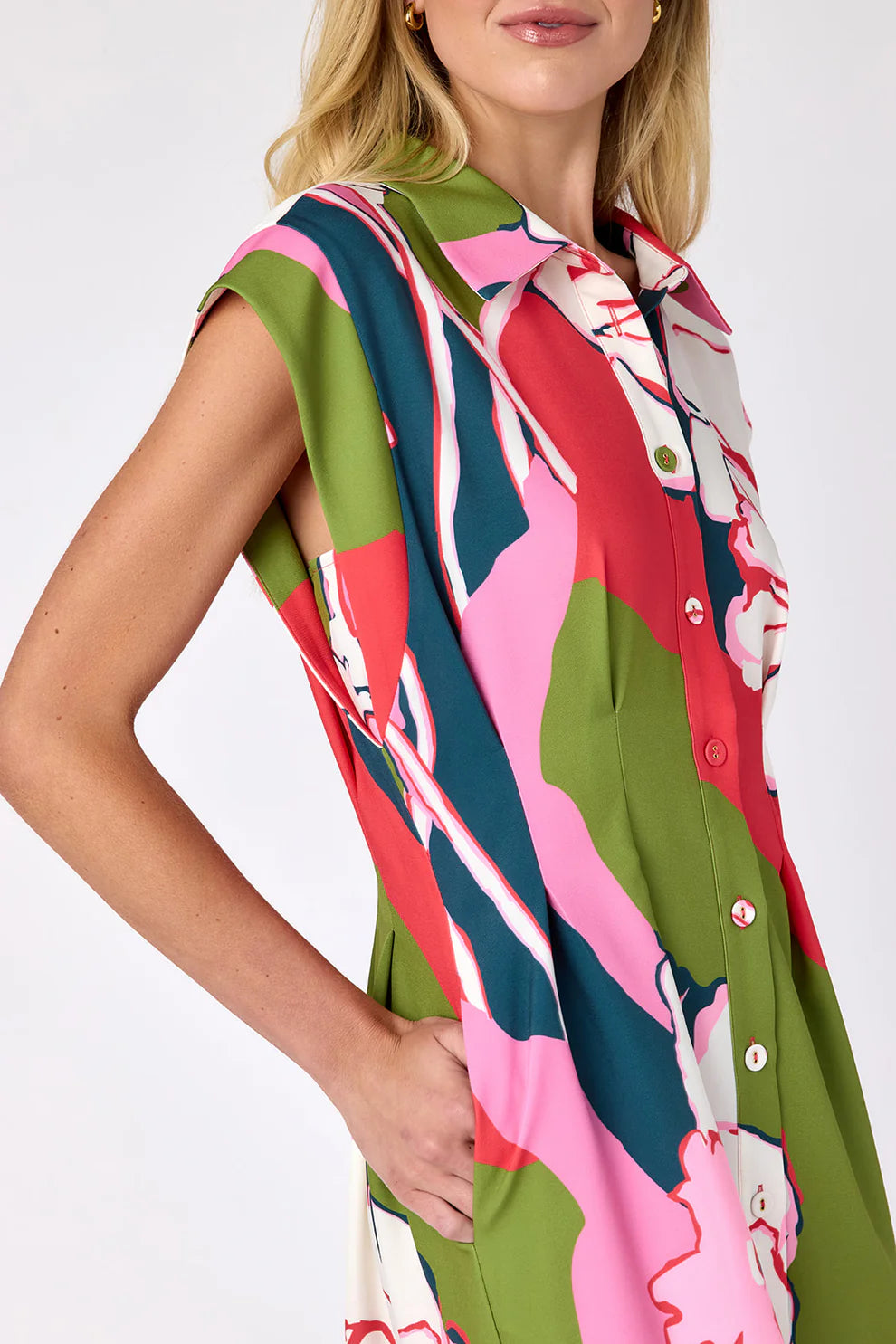 Quincey Dress - Artistic Garden