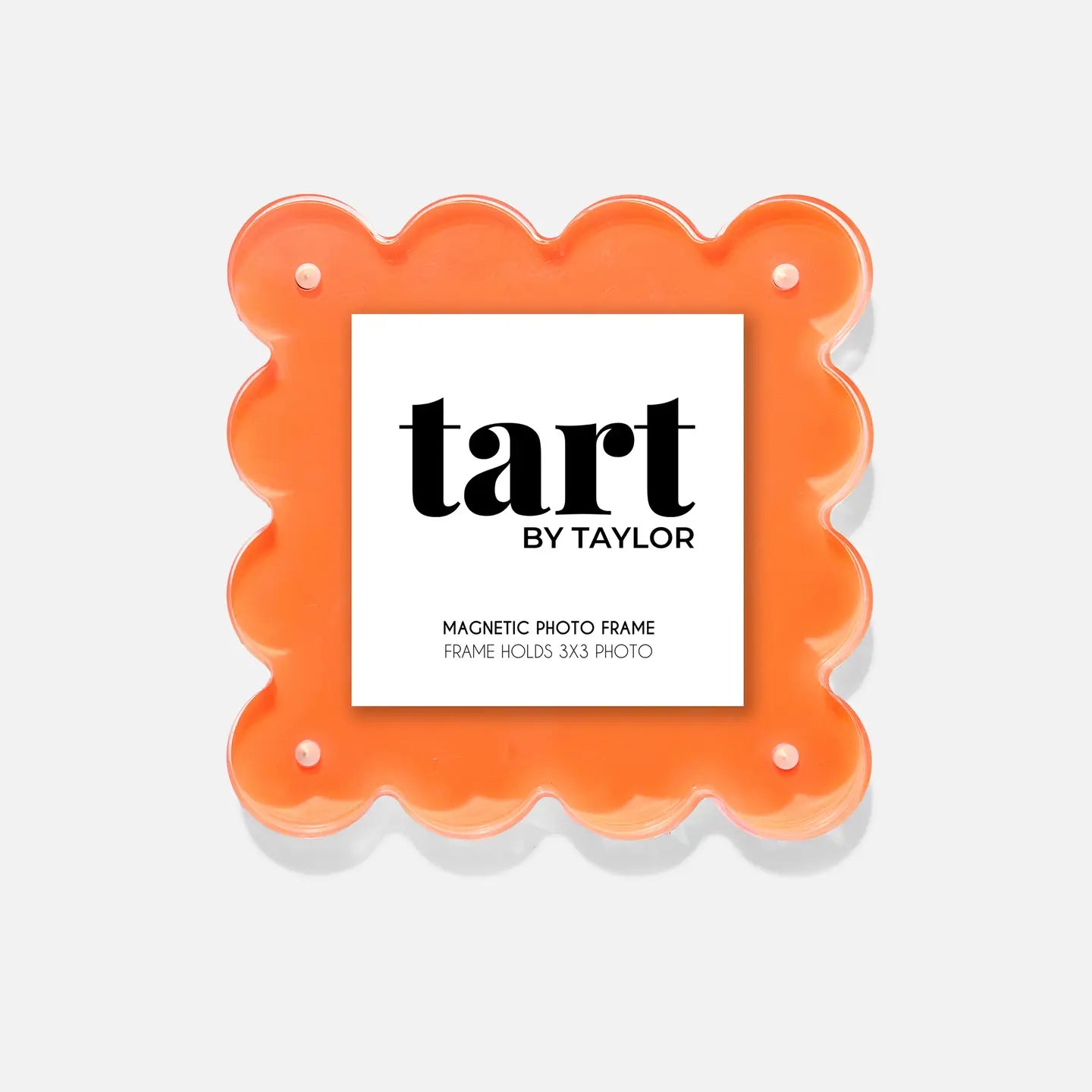 Orange Acrylic Mini Picture Frame