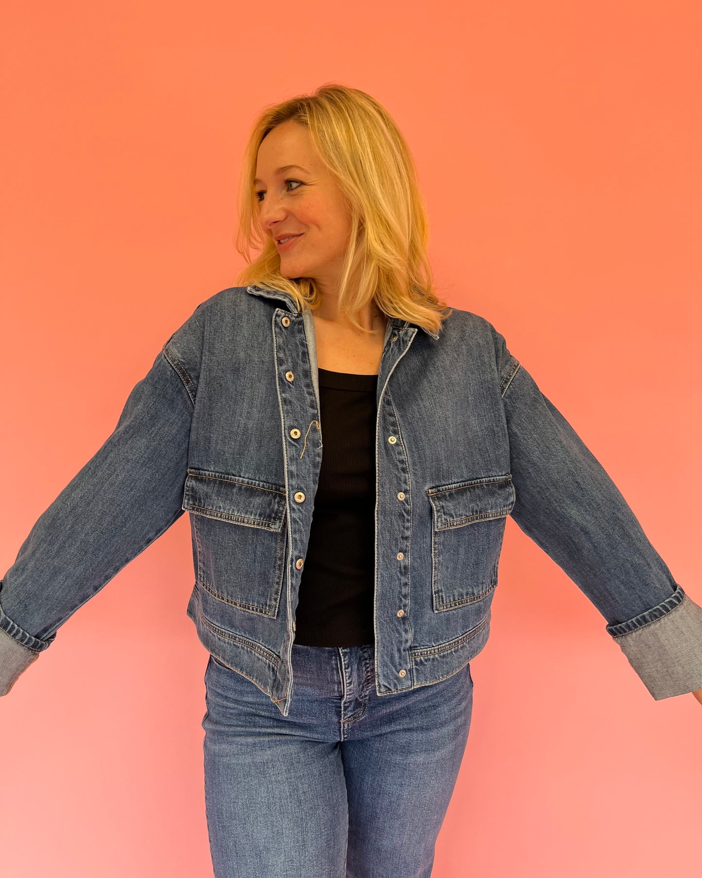 Leslie Oversized Denim Jacket