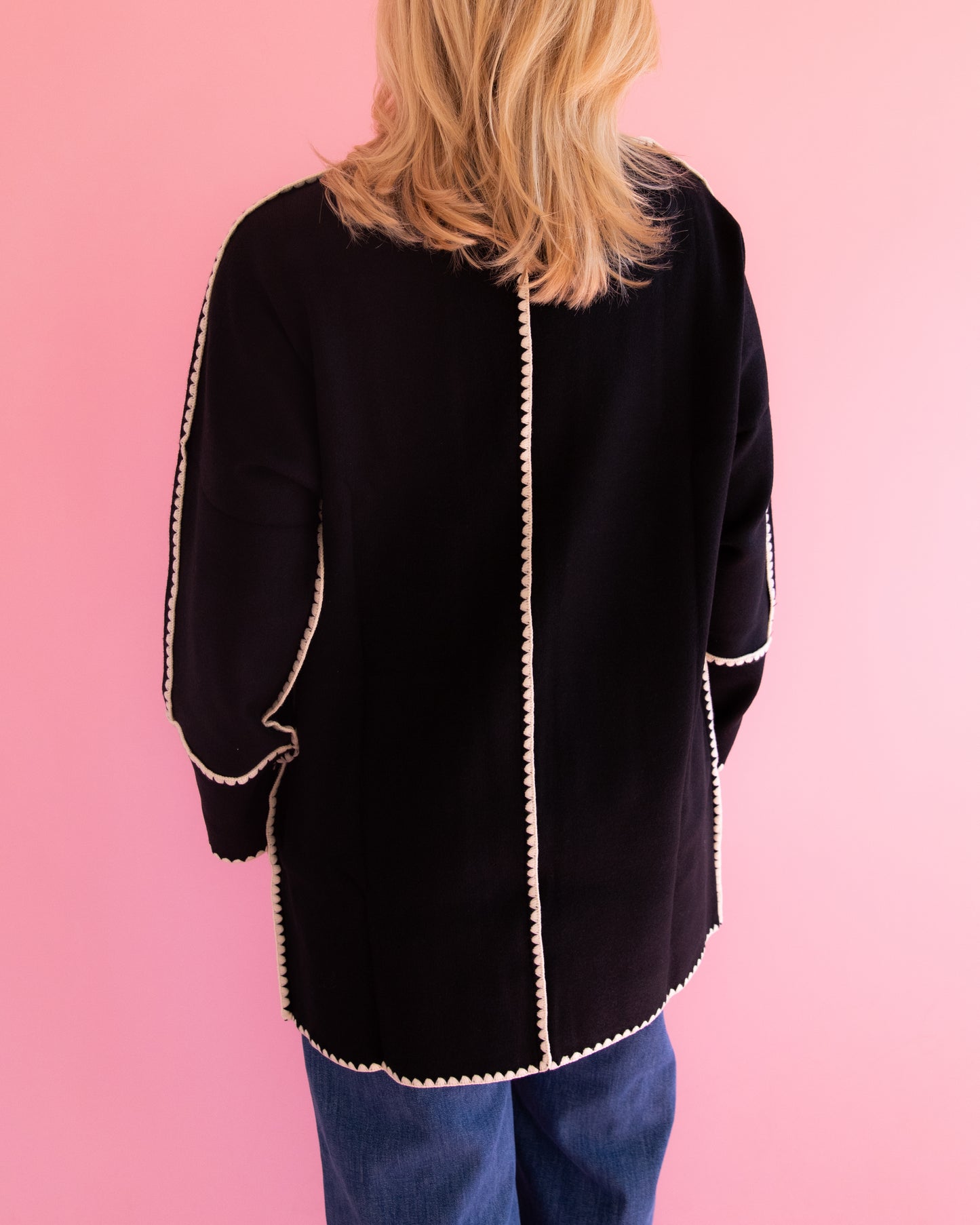Becca Black Midi Cardigan