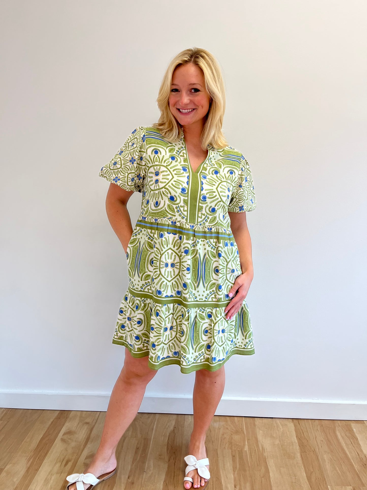 Chelsey Puff Sleeve Dress