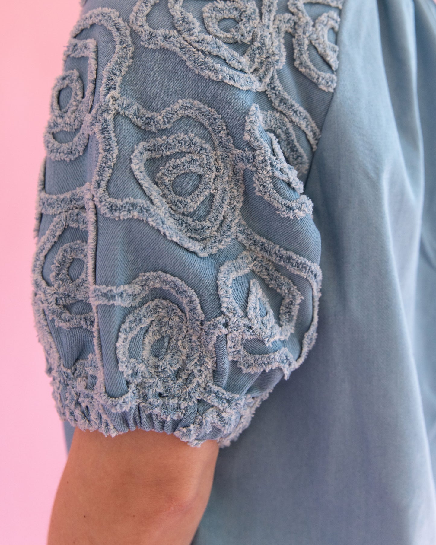 Gracie Denim Top