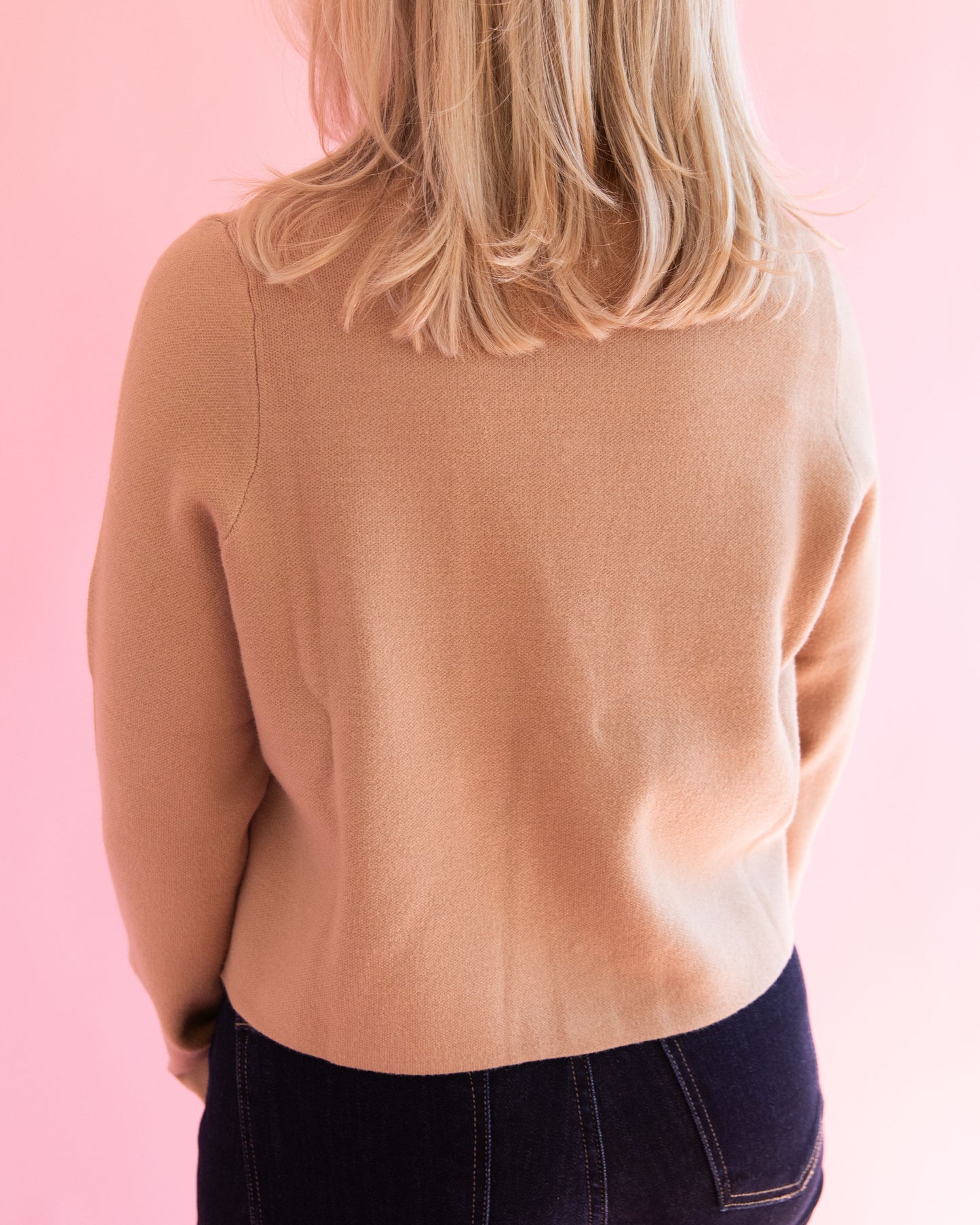 Elizabeth Caramel Cardigan