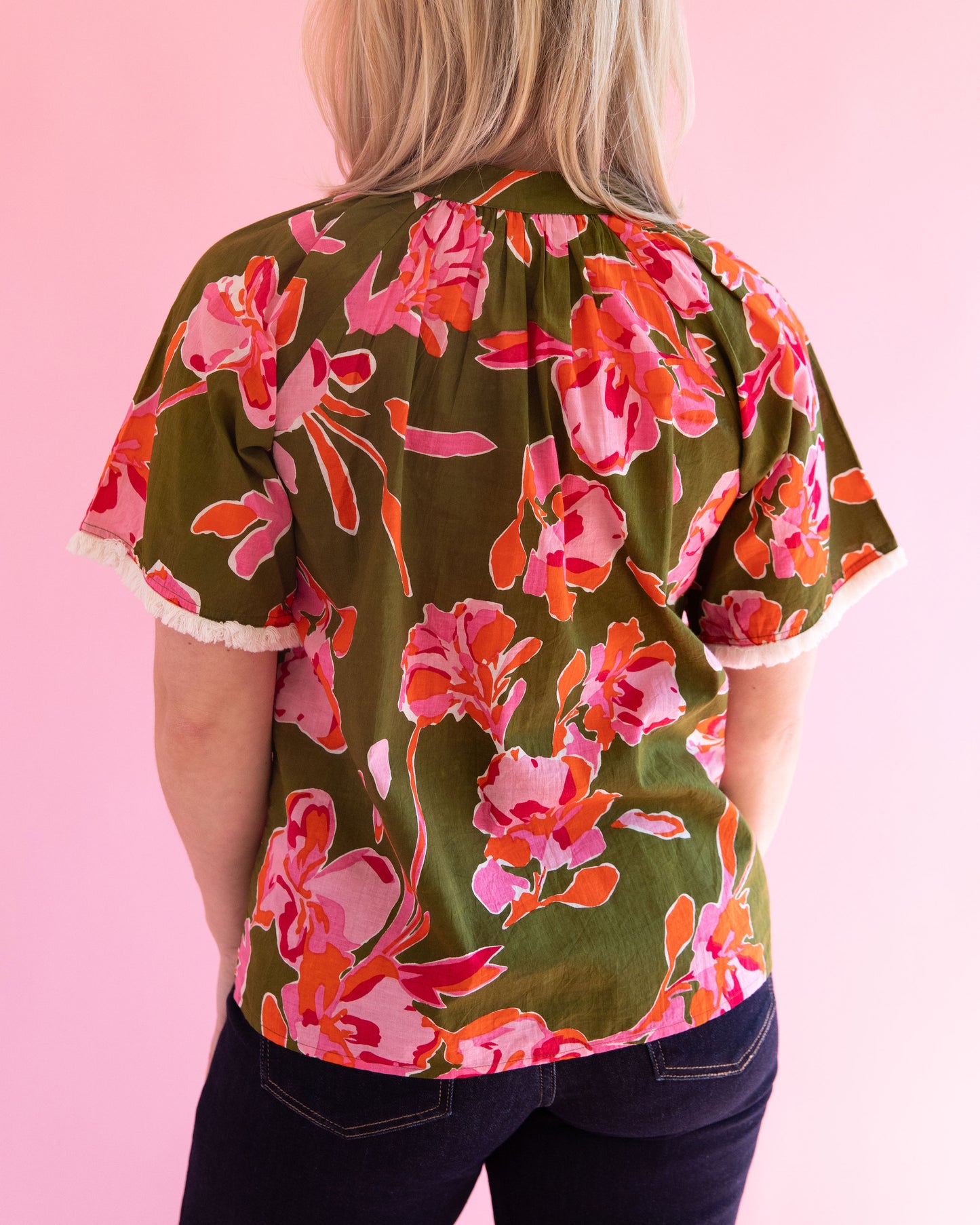 Angie Floral Top