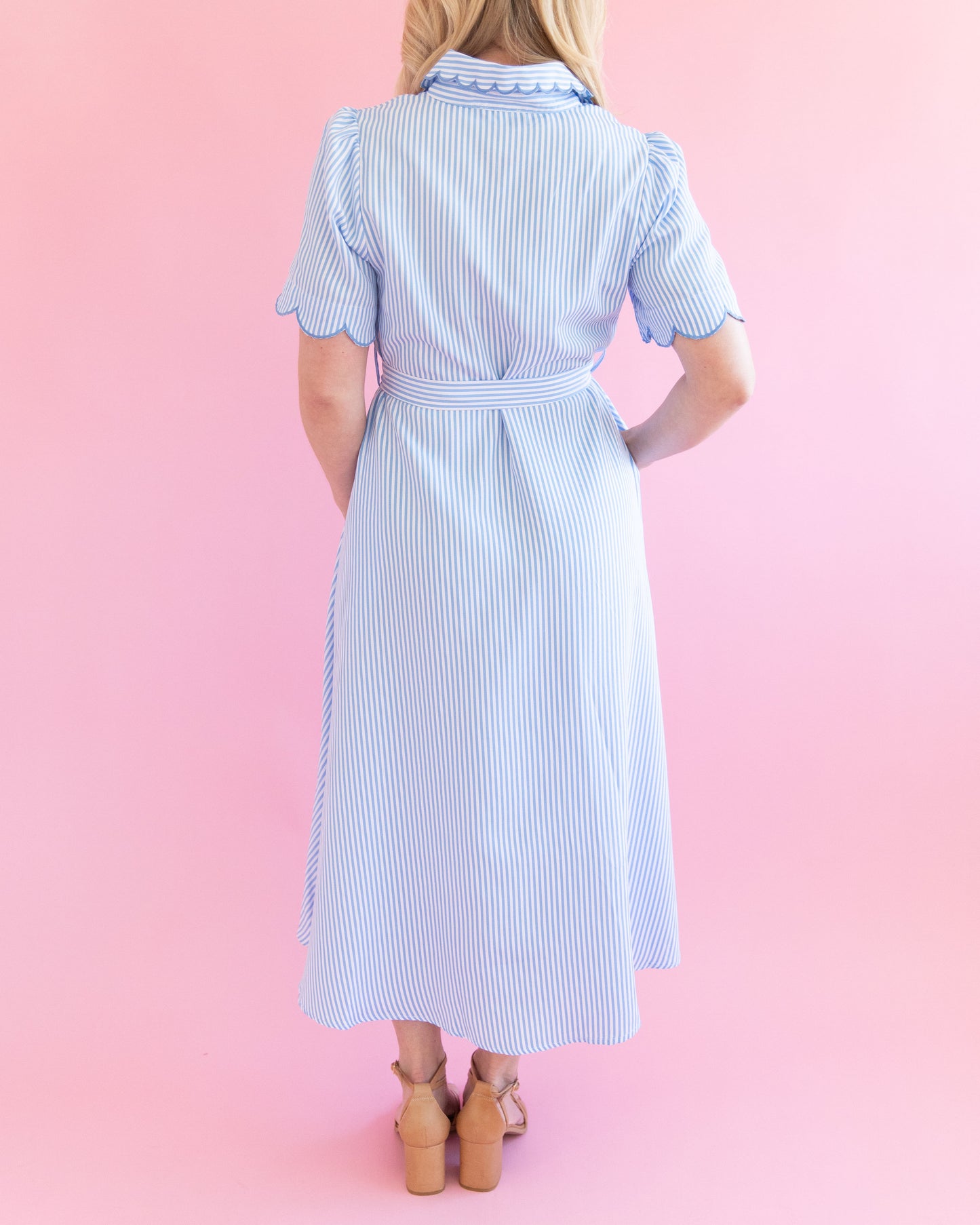 Betsey Blue Stripe Dress
