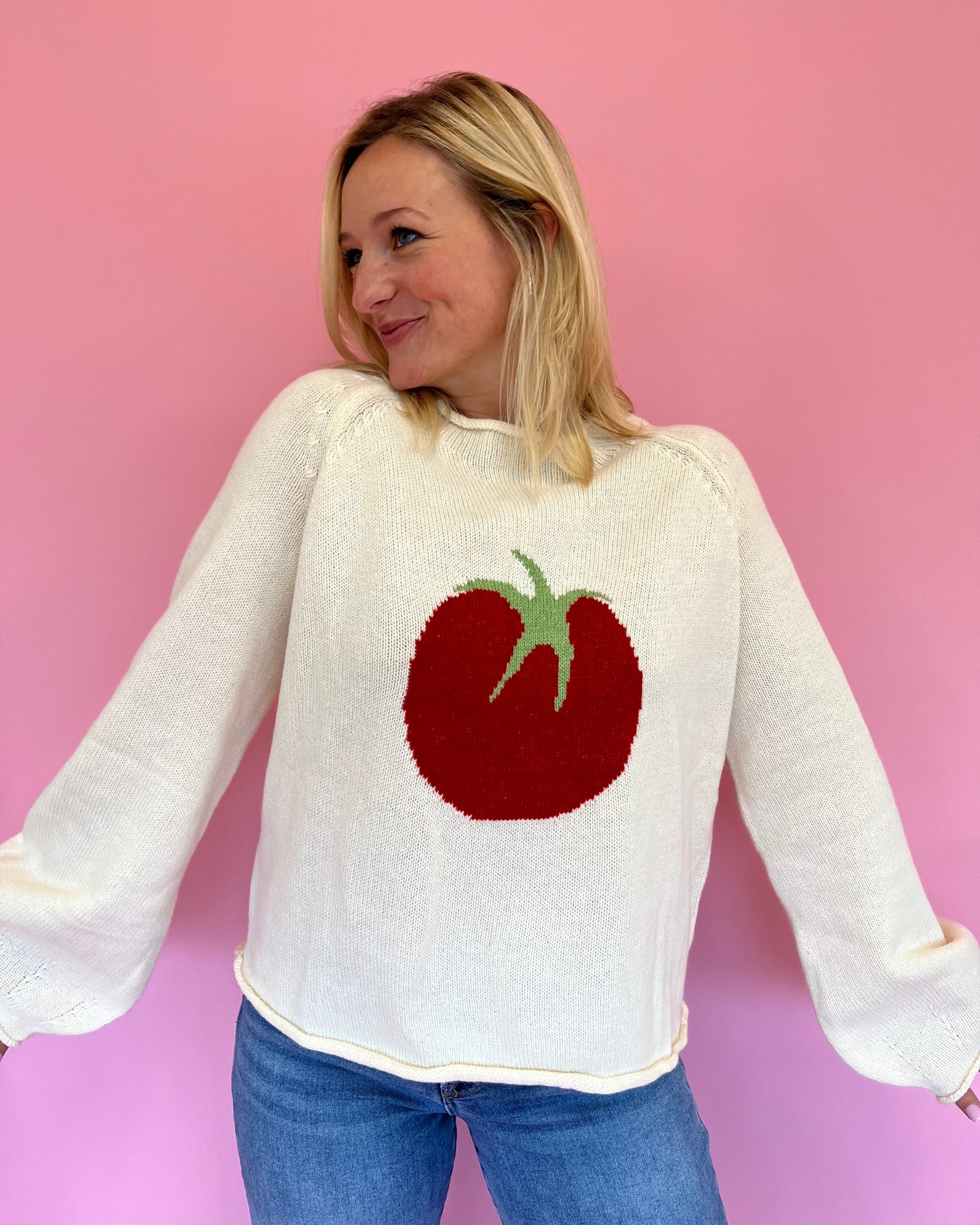 Julia Tomato Sweater