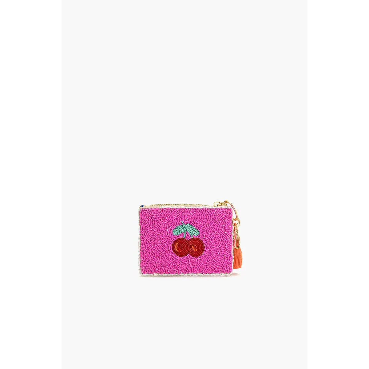 Floral Frenzy Beaded Pouch