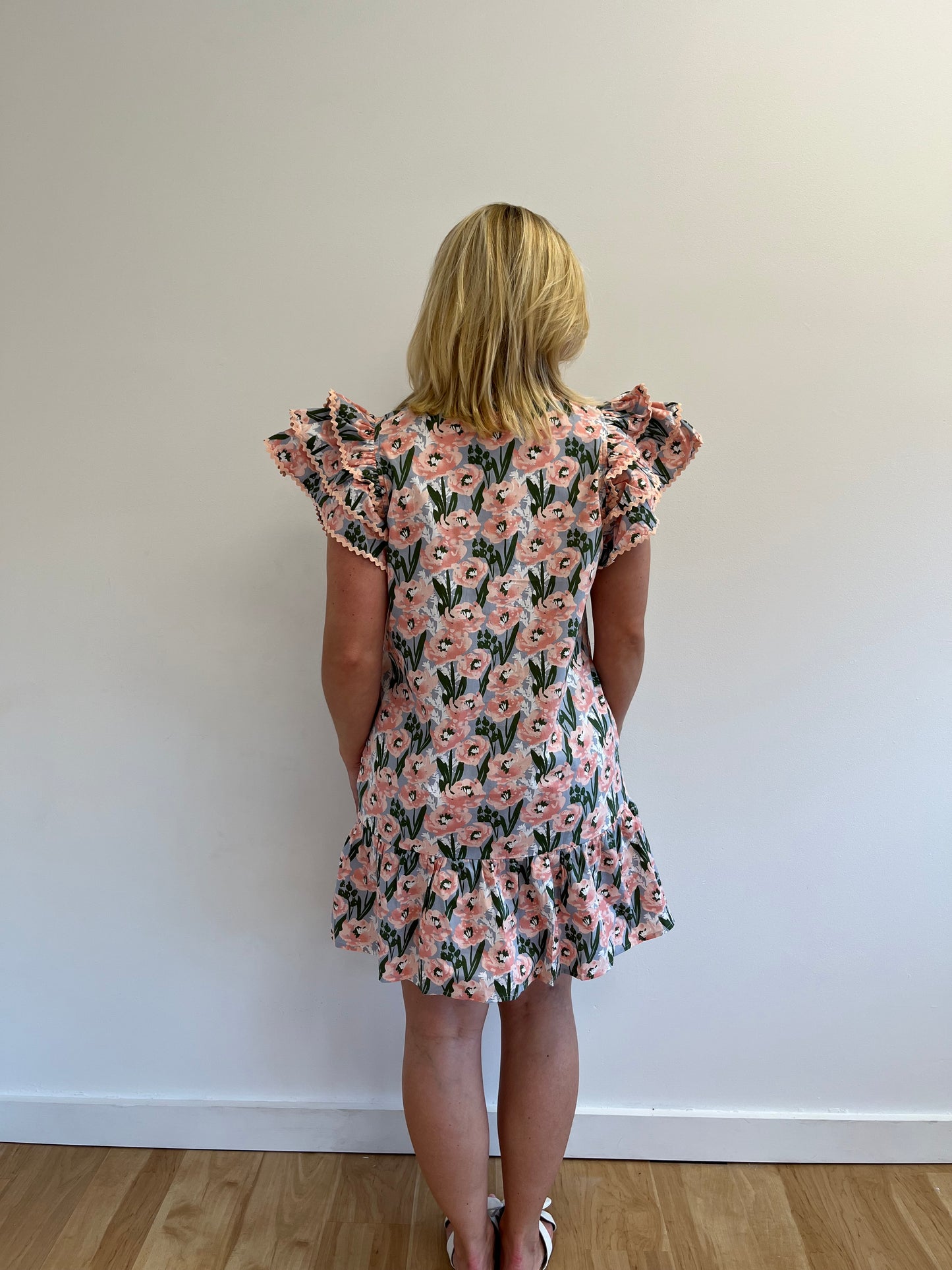 Shelby Pink Floral Dress