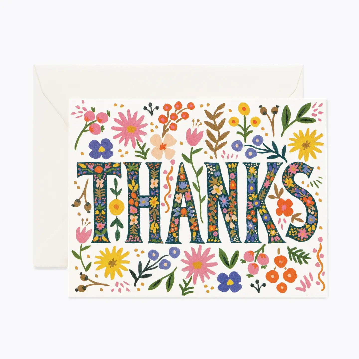 Floral Thanks Card
