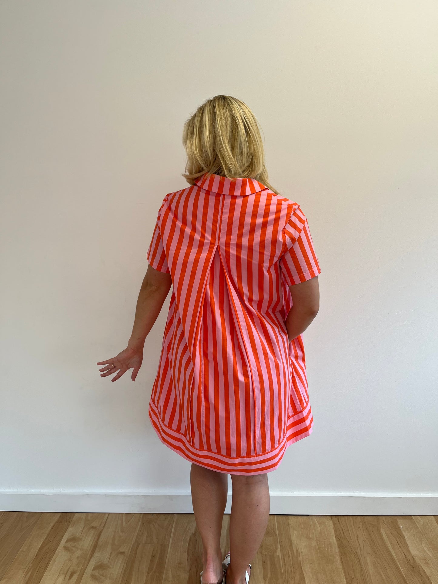 Kaleigh Stripe Shirt Dress