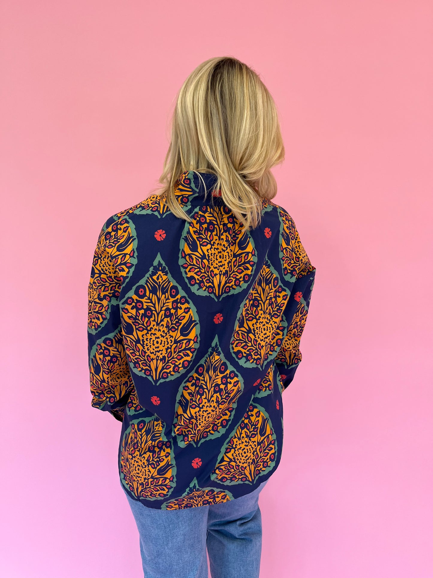 Jane Saffron Botanical Top