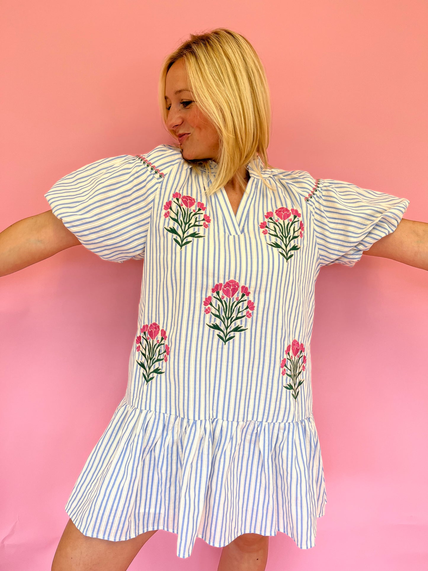 Jenny Stripe Dress