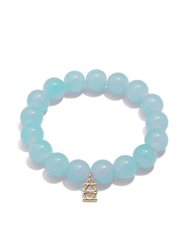Lucy Beaded Bracelet - Bright Blue