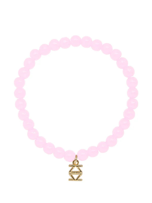 Lena Beaded Bracelet - Light Pink
