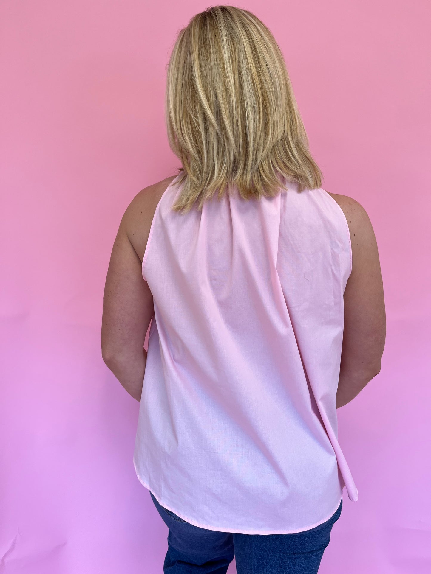 Cami Pink Ruffle Top
