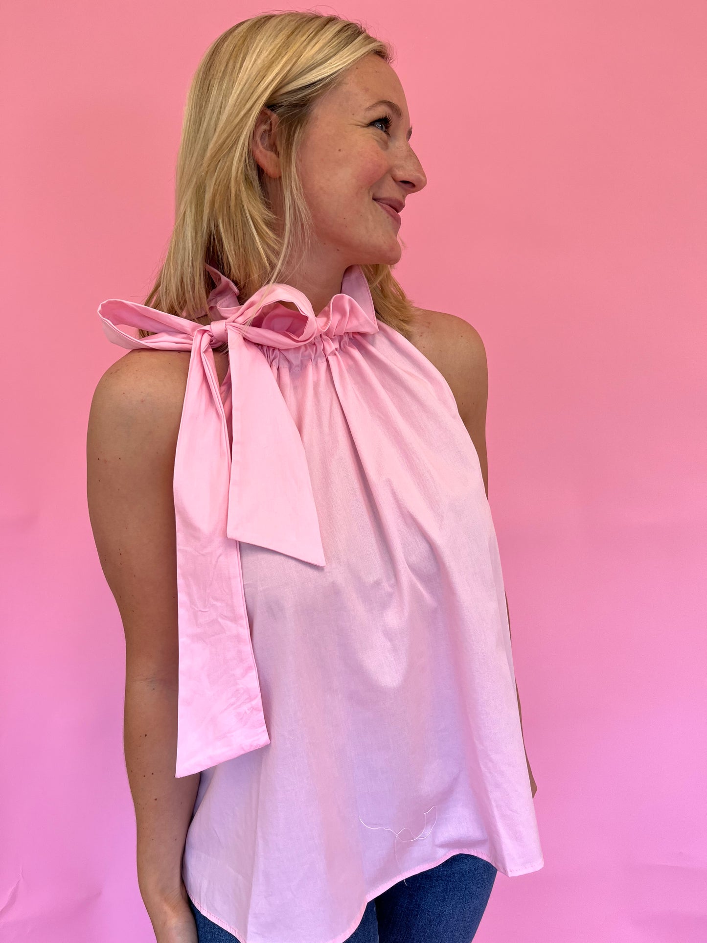 Cami Pink Ruffle Top