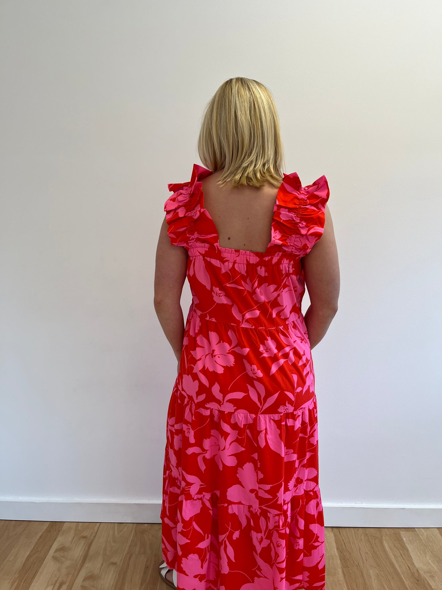 Lainey Pink Pattern Dress