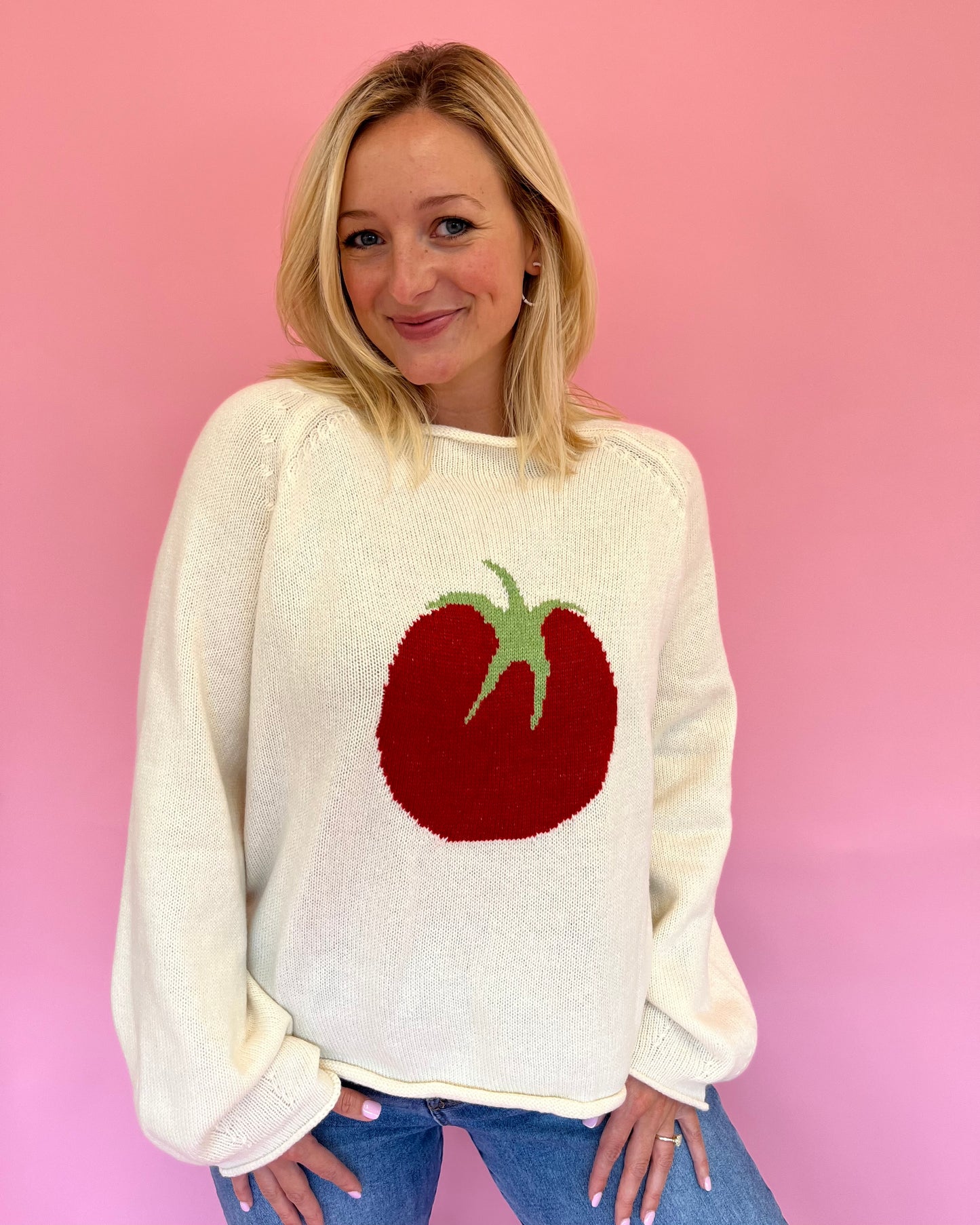 Julia Tomato Sweater