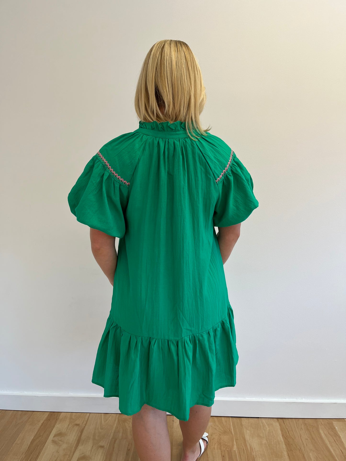 Lilly Green Block Print Dress