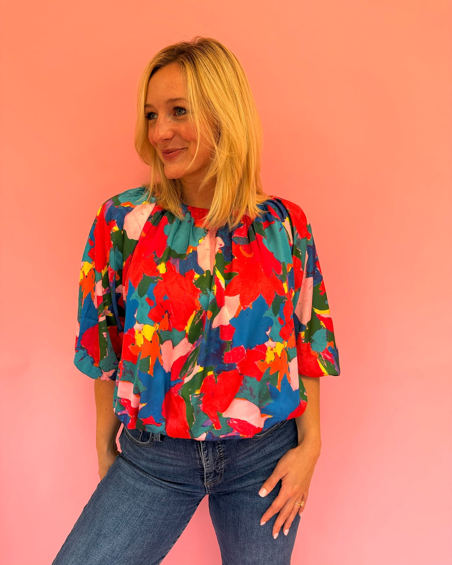 Jo Watercolor Top