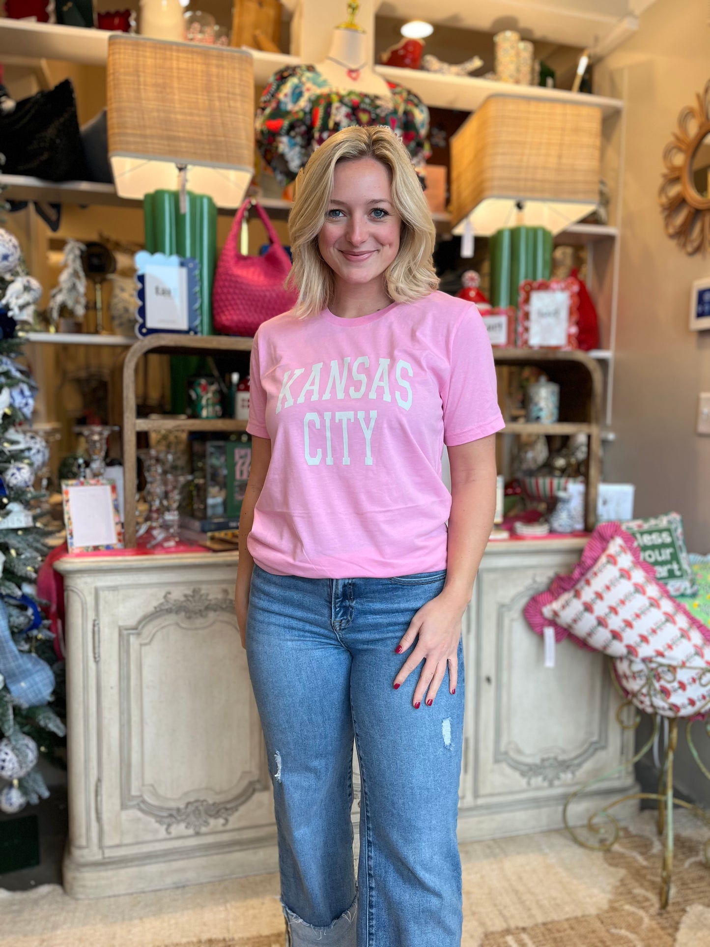 Kansas City Tee - Pink