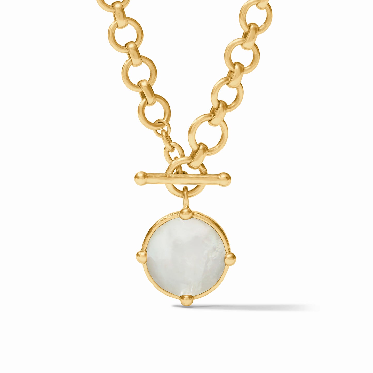 Honeybee Demi Necklace - Mother of Pearl