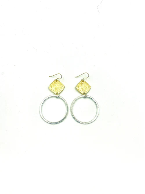 Lucky Mix Metal Earrings