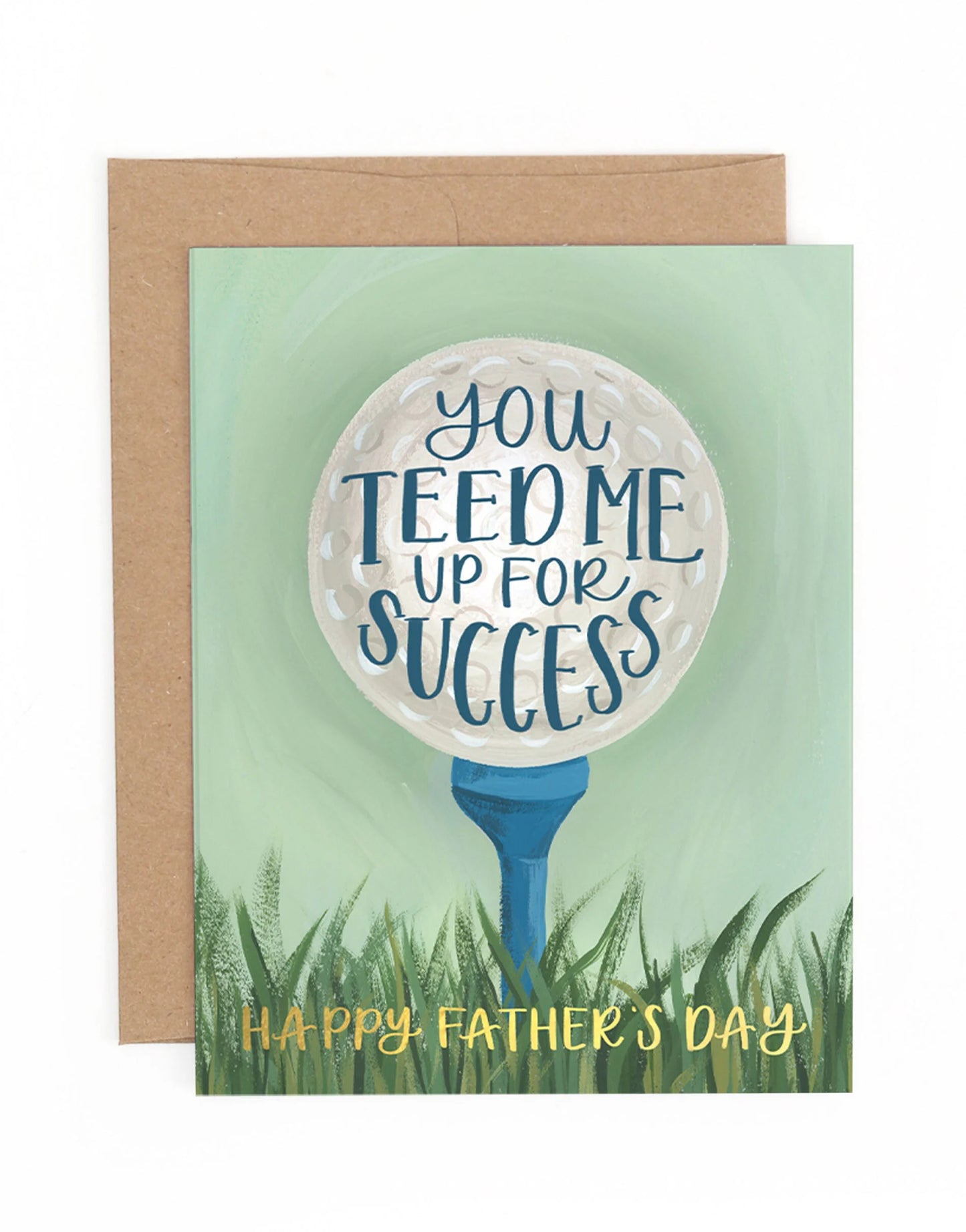Father's Day Golf Greeting Card