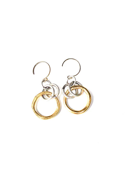 Nova Mix Metal Earrings