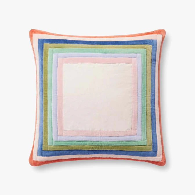 Full of Color Velvet Pillow