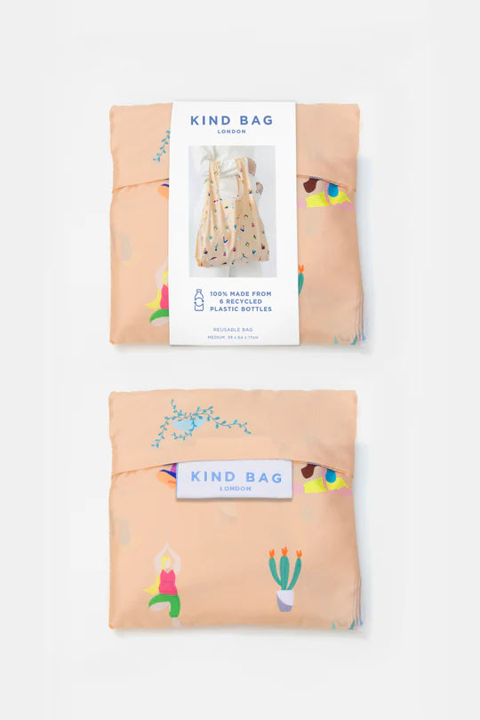 Medium Reusable Bag - Yoga Girls