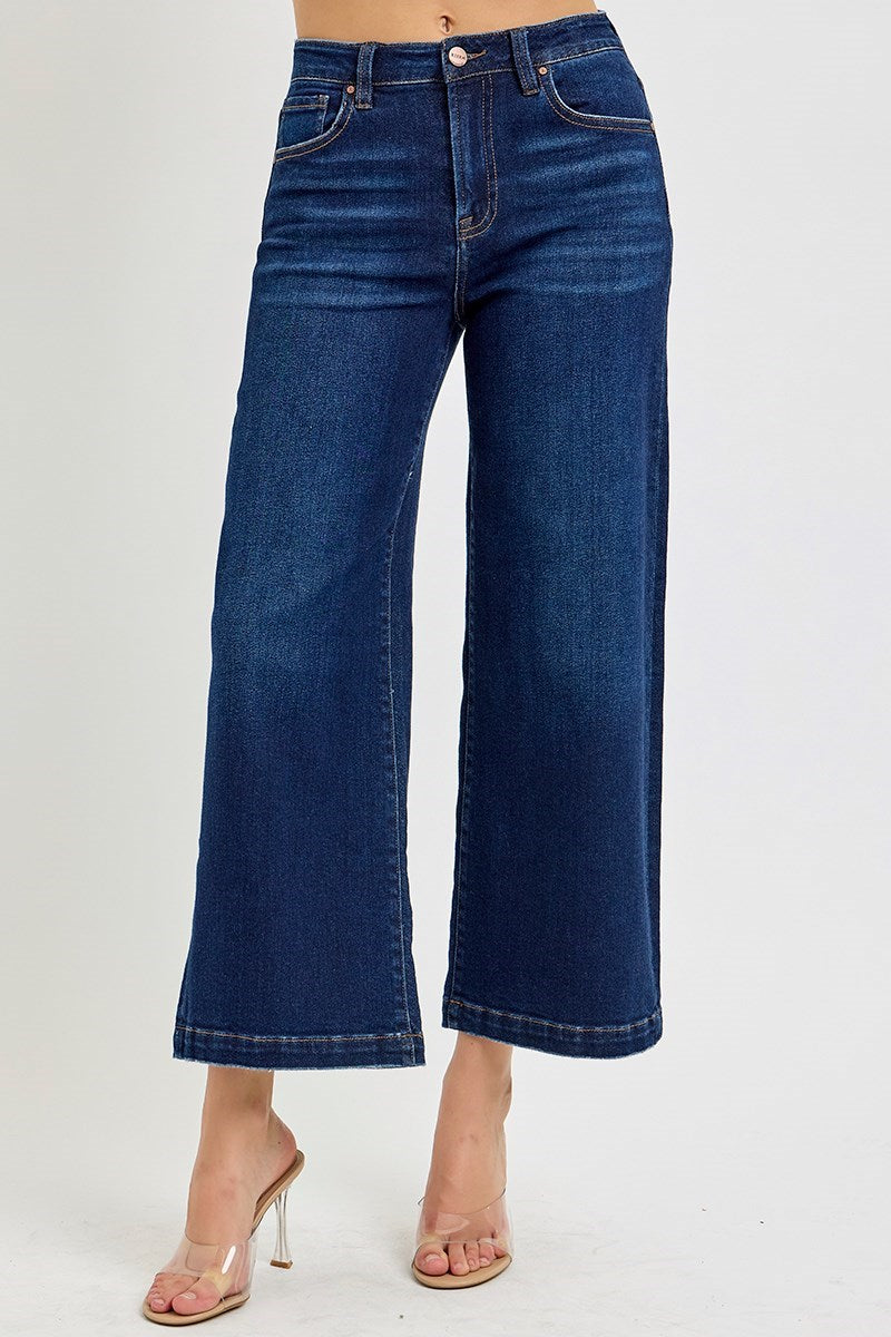 Taylor Wide Leg Denim - Dark