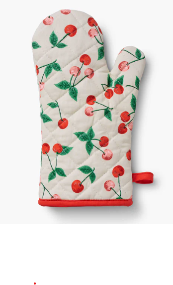 Cherries Oven Mit