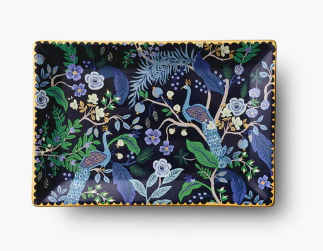 Peacock Catchall Tray