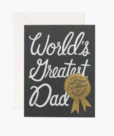 World's Greatest Dad Card