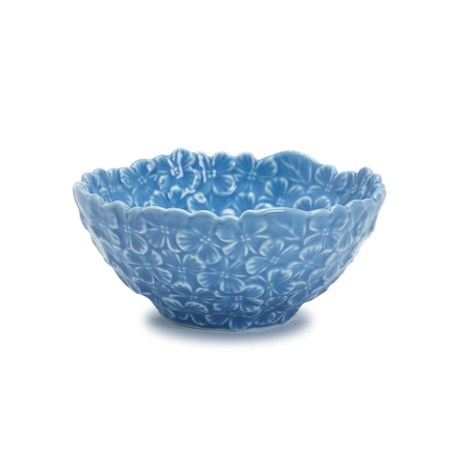 Blue Hydrangea Tidbit Bowl