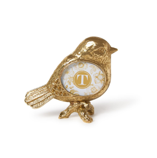 Gold Bird Picture Frame