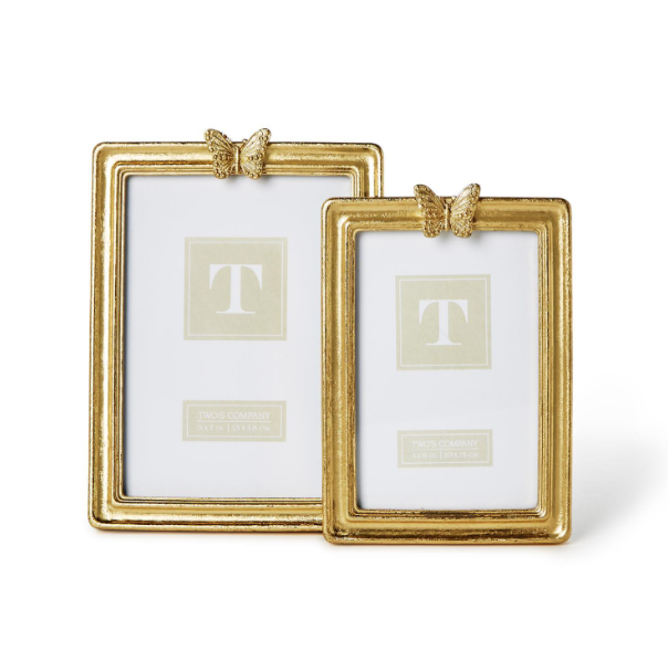 Gold Butterfly Picture Frame