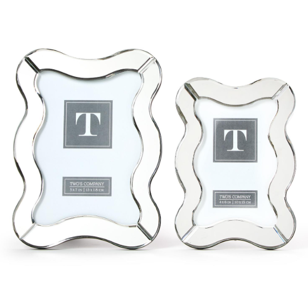 Scalloped Mirror Picture Frame