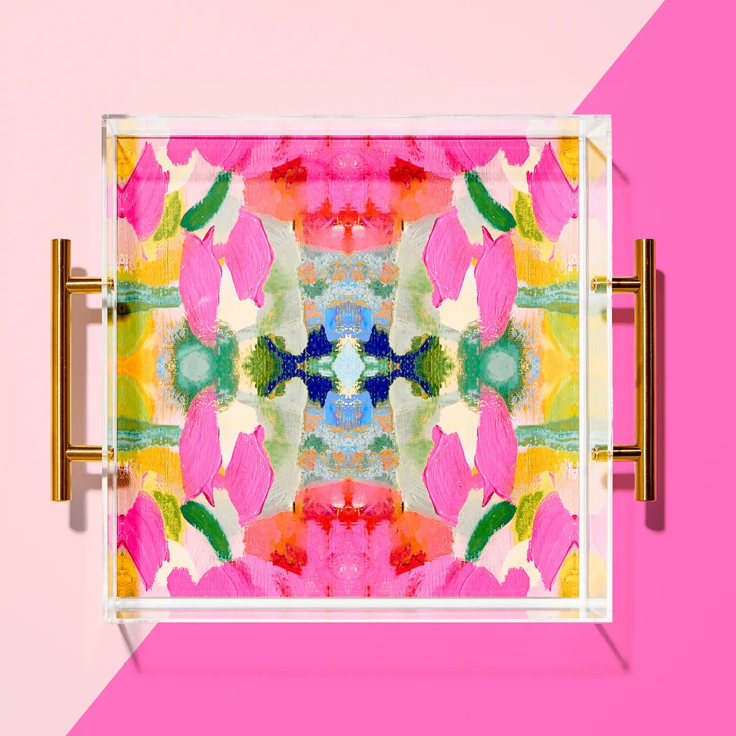 Pink Paradise Large Acrylic Tray