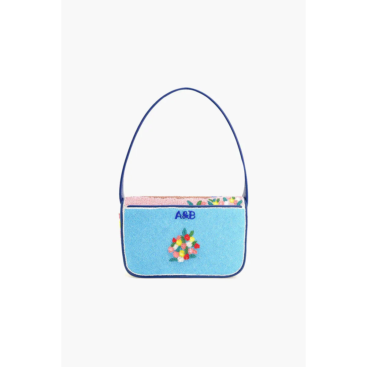 Santorini Dreams Beaded Shoulder Bag