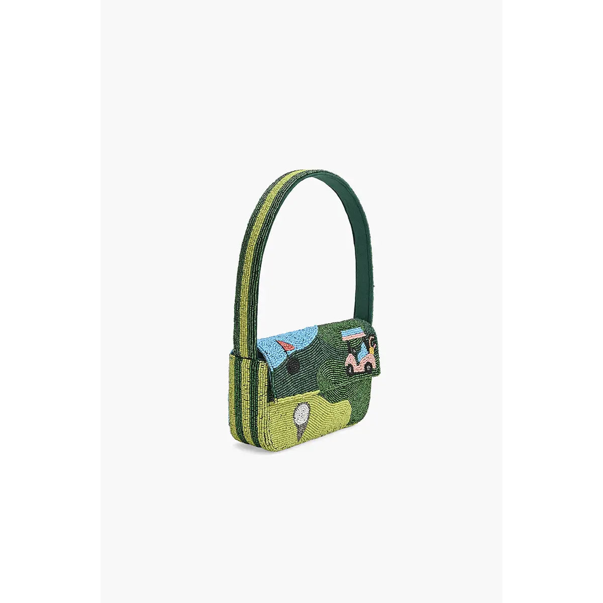 Golf Girlie Beaded Shoulder Bag