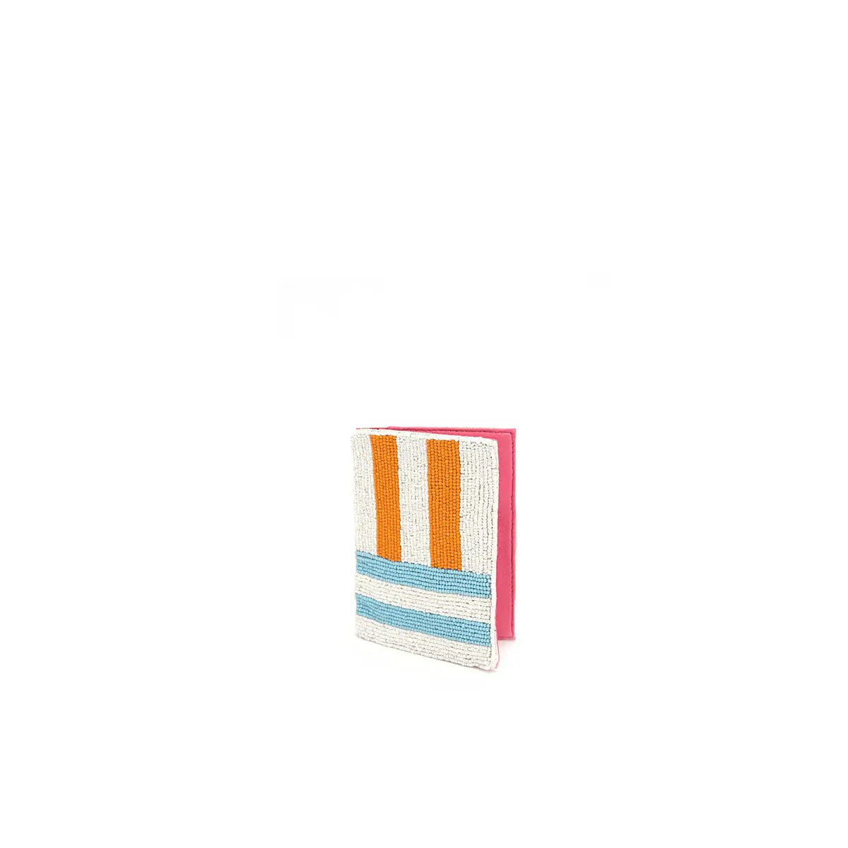 Cabana Stripe Beaded Passport Cover