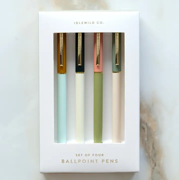 City Pallet Pens Set of 4 - Light Classic