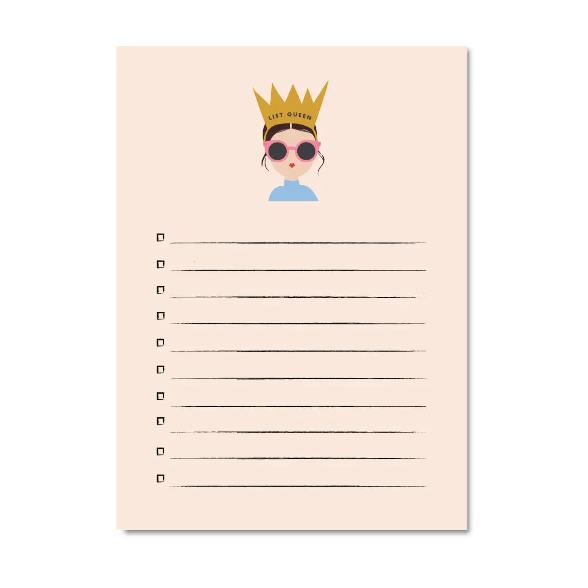 List Queen Burnette Notepad