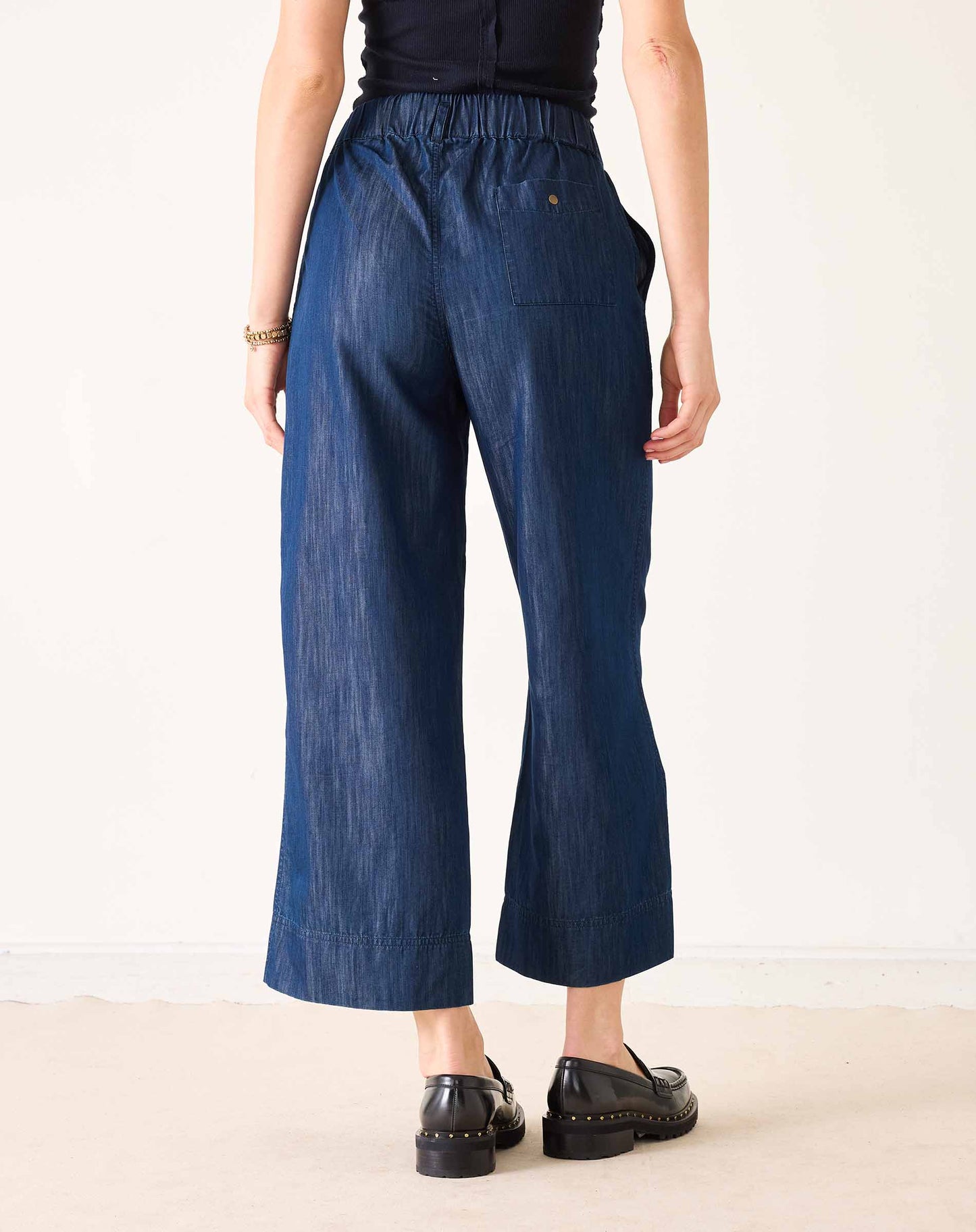 Sammie Wide Leg Pant - Night Rain