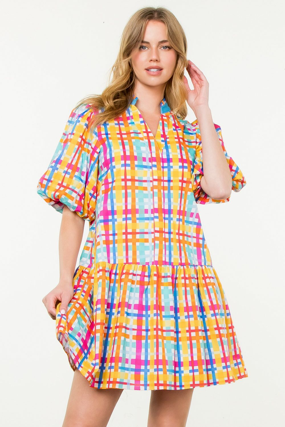 Meredith Spring Gingham Dress